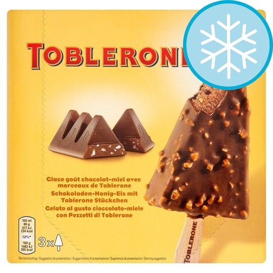 Mondelez Toblerone Stick Ice Cream 3X100ml