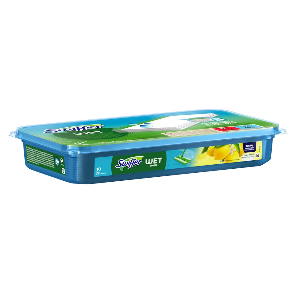 image 1 of Swiffer Vlhčené Utierky Na Podlahu S Citrus Fresh Vôňou x10
