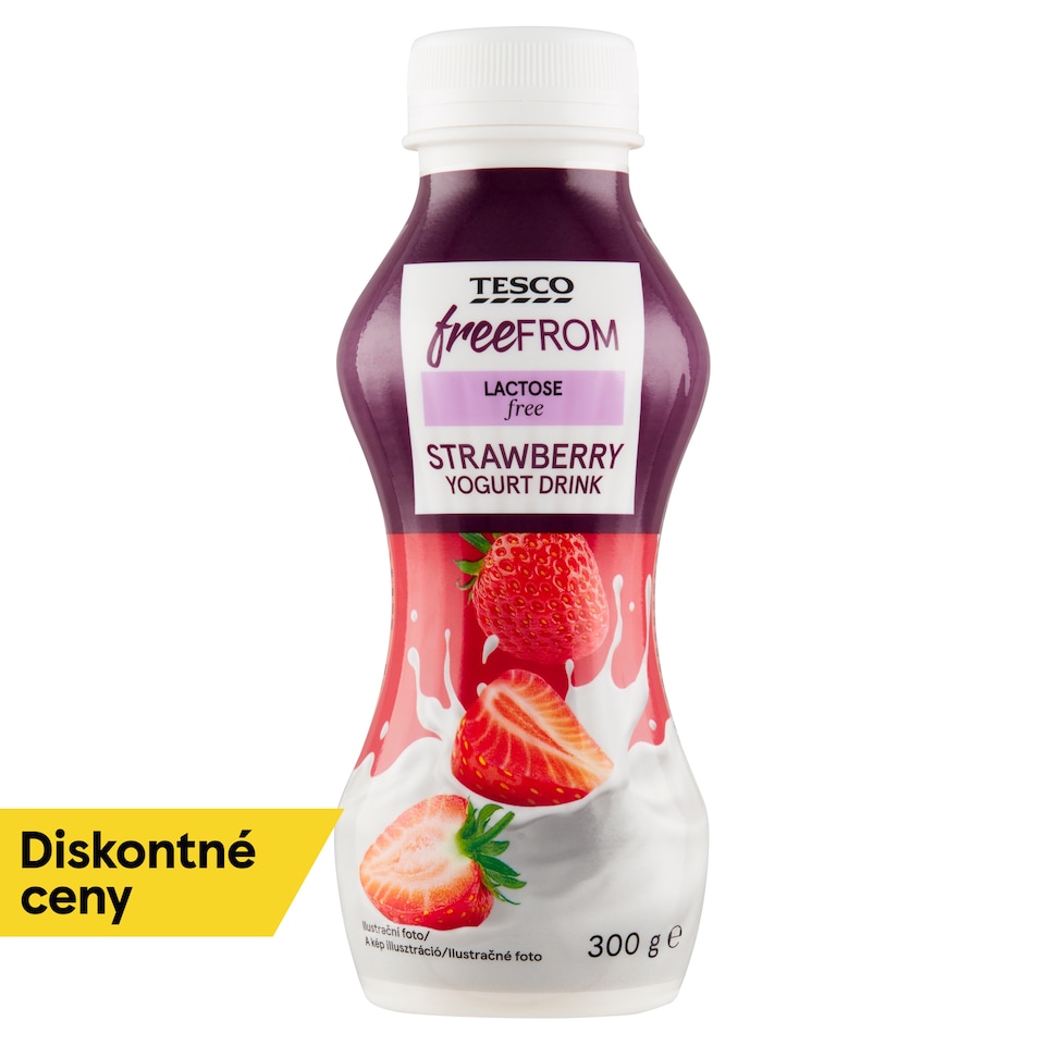 Tesco Free From Strawberry Yogurt Drink 300 g