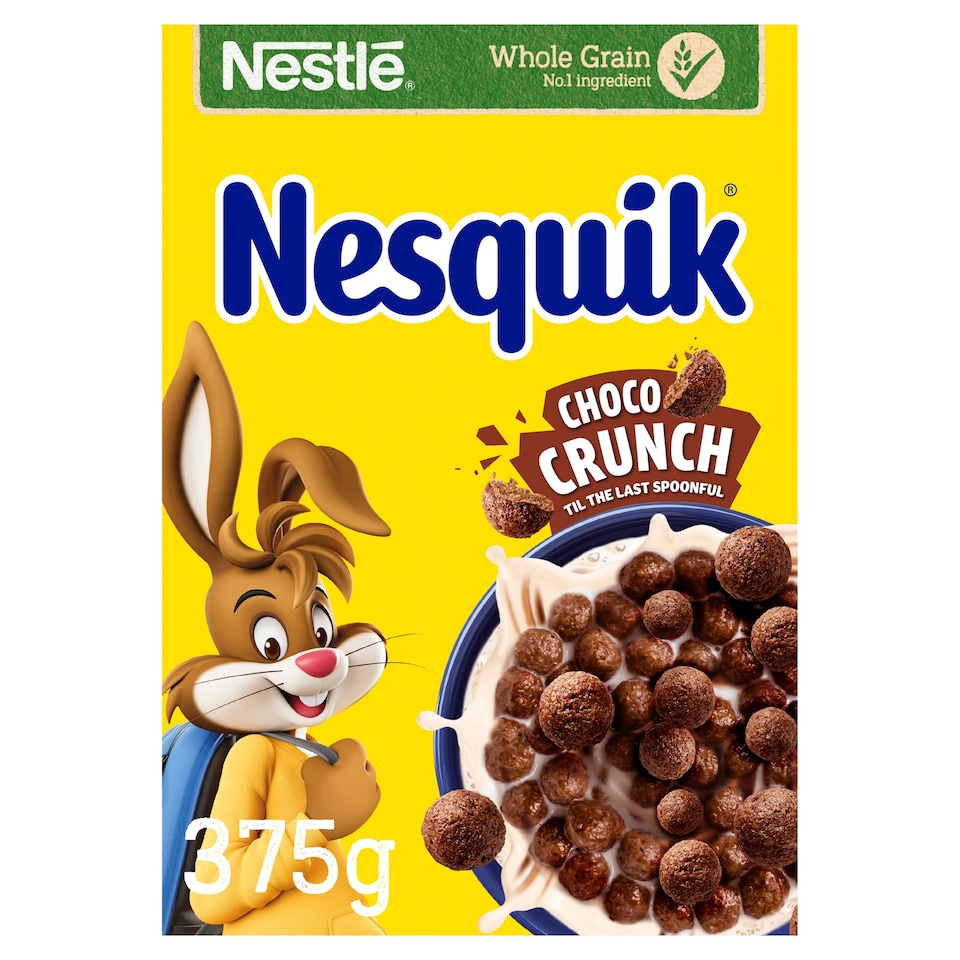 image 1 of Nestle Nesquik Chocolate Cereal 375g
