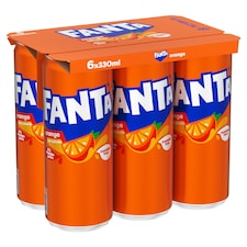 Fanta Orange 6 X 330 Ml Pack