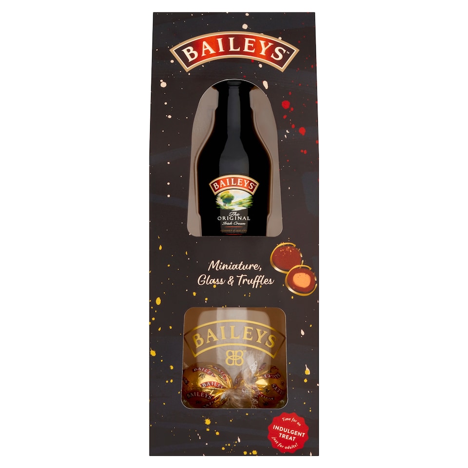 Baileys Mini, Glass And Chocolate Truffle Gift Box