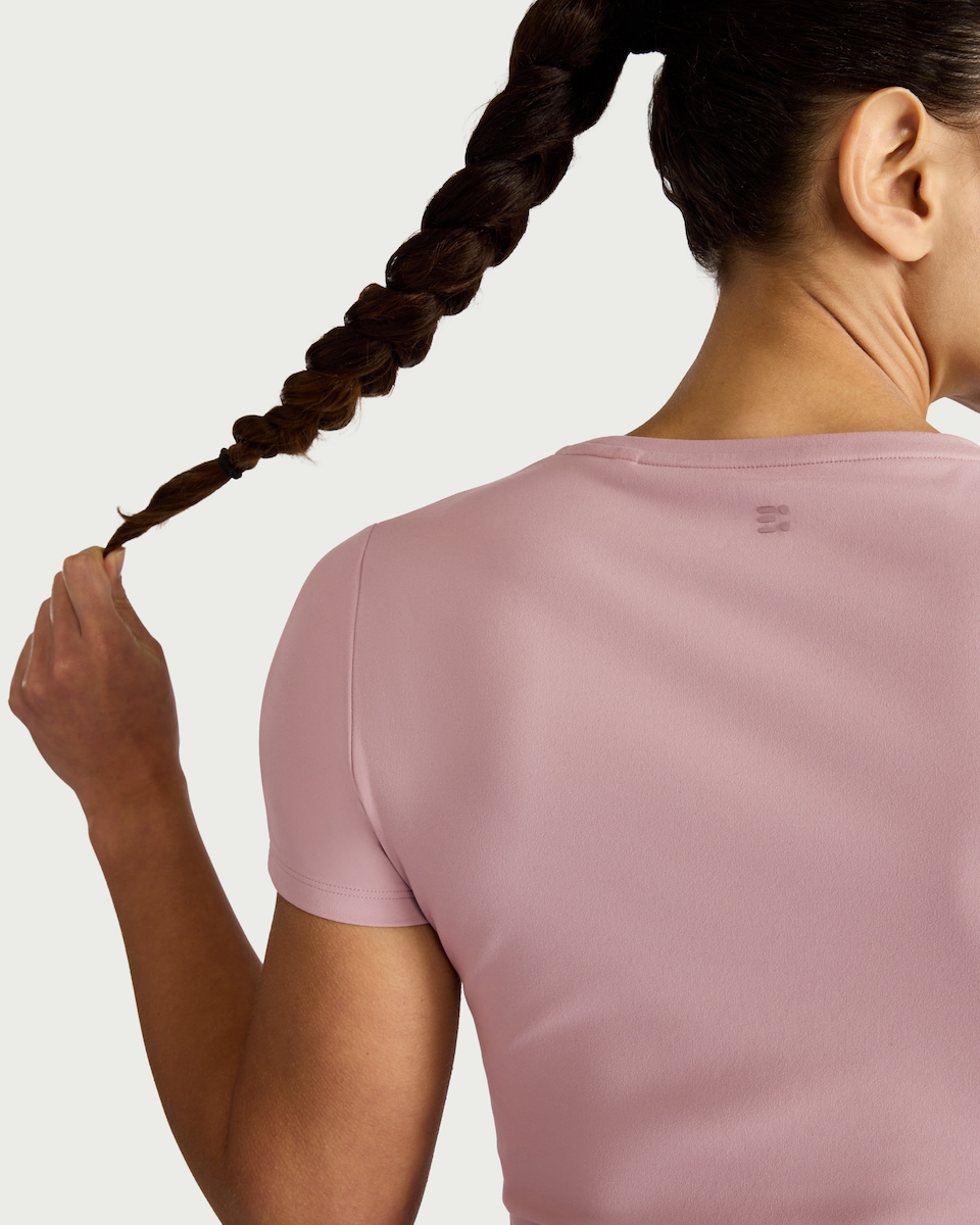 image 1 of F&F Active EVERYHOUR Short Sleeved T-Shirt  in Lilac