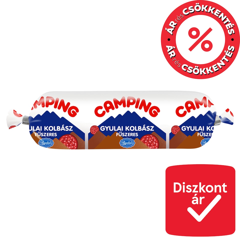 Camping gyulai kolbász fűszeres kenhető félzsíros ömlesztett sajt 100 g