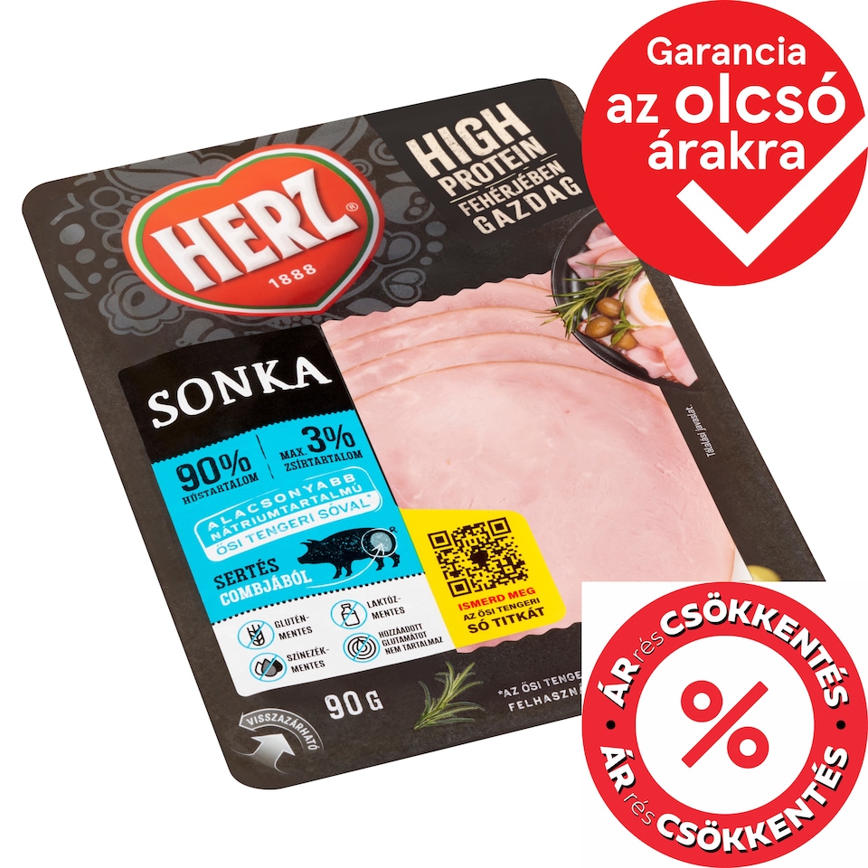 HERZ szeletelt sonka 90 g