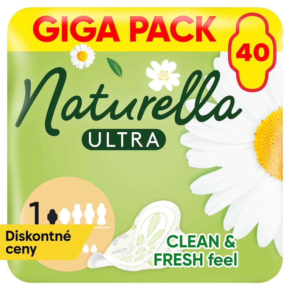 obrázok 1 z Naturella Ultra vložky s krídelkami Normal – veľkosť 1 40 ks