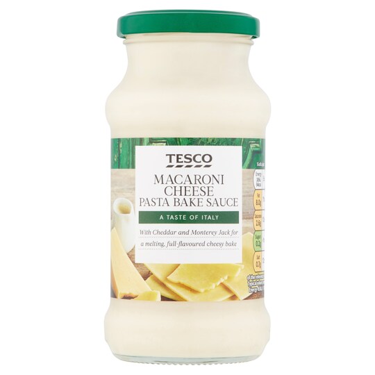 Tesco Macaroni Cheese Pasta Bake Sauce 340G Tesco Groceries