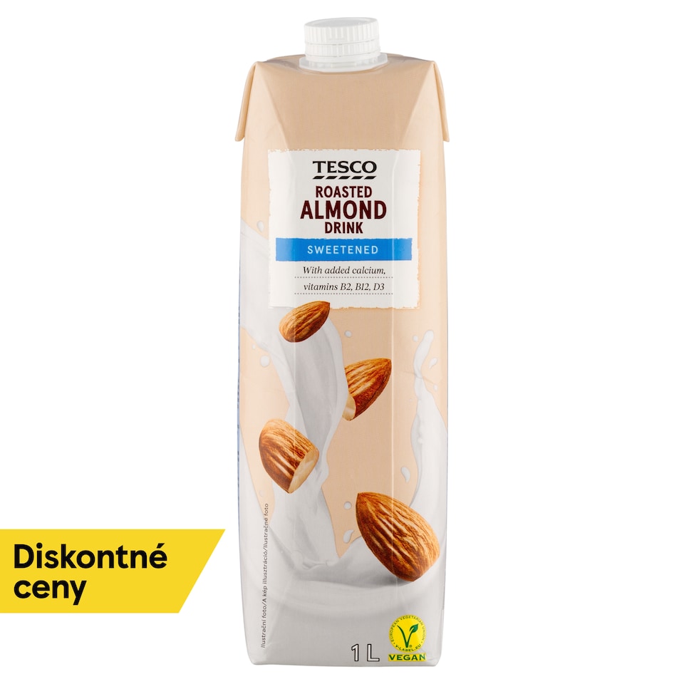 Tesco Roasted Almond Drink Sweetened 1 L