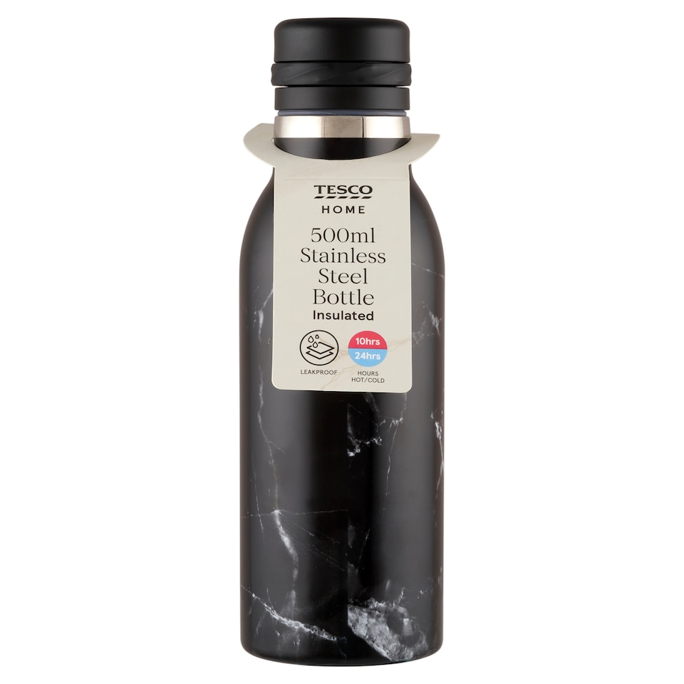 Tesco Home Stainless Steel Bottle 500 ml