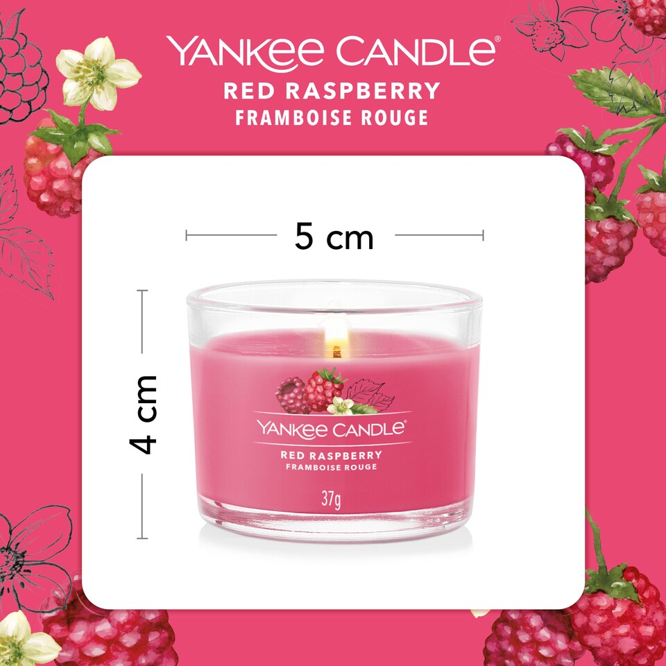 image 1 of Yankee Red Raspberry Filled Votive 37g
