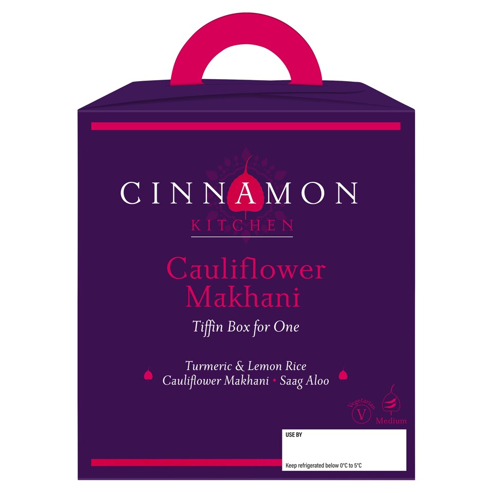 Cinnamon Kitchen Tiffin Cauliflower Makhani 600G Tesco Groceries