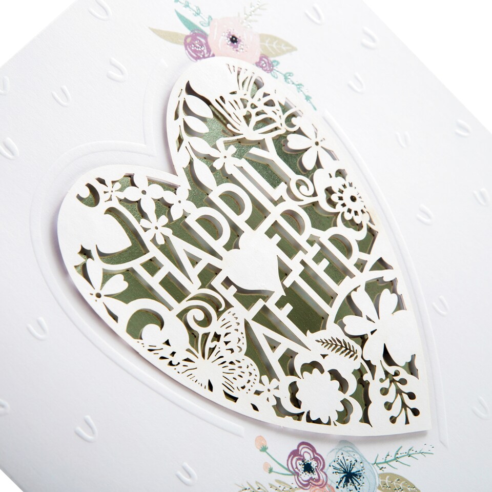 image 1 of Hallmark Wedding Card Happily Ever After