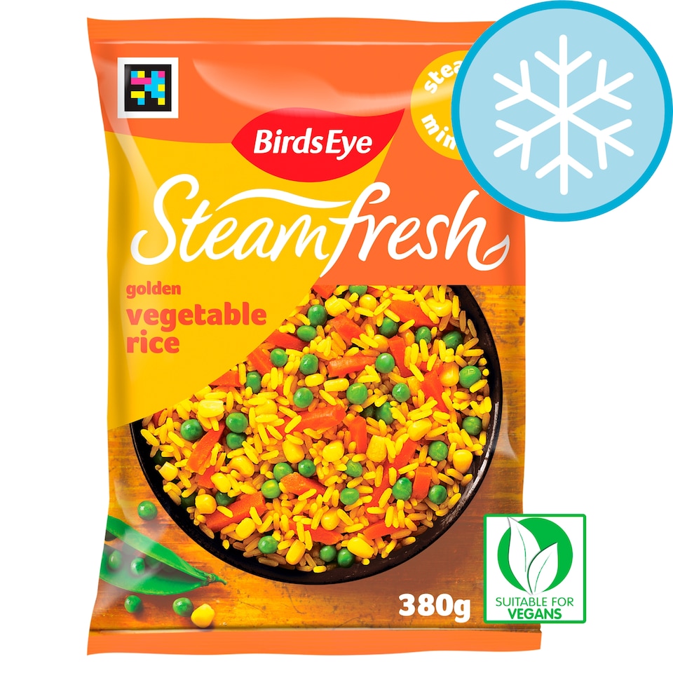image 1 of Birds Eye Steamfresh 2 Golden Rice Steam Bags 380g