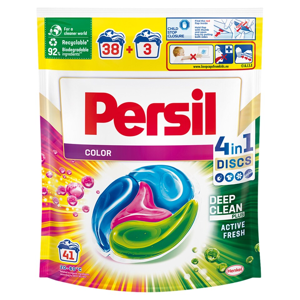 Persil Discs Color Tablet Detergent 41 Washes 1025 g