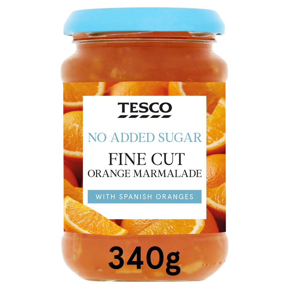 Tesco No Added Sugar Orange Marmalade 340G