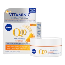 NIVEA Q10 Energy Day Cream Moisturiser SPF15 50ml