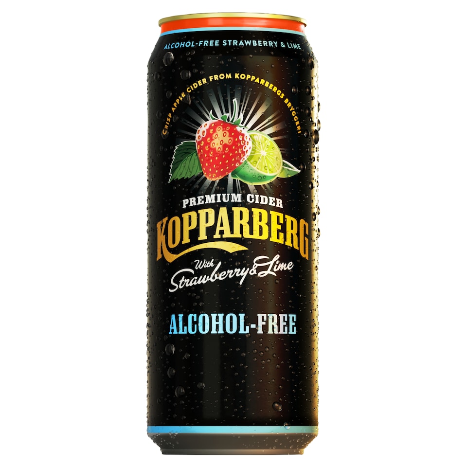 Kopparberg Alcohol Free Strawberry & Lime Cider 500ml CAN