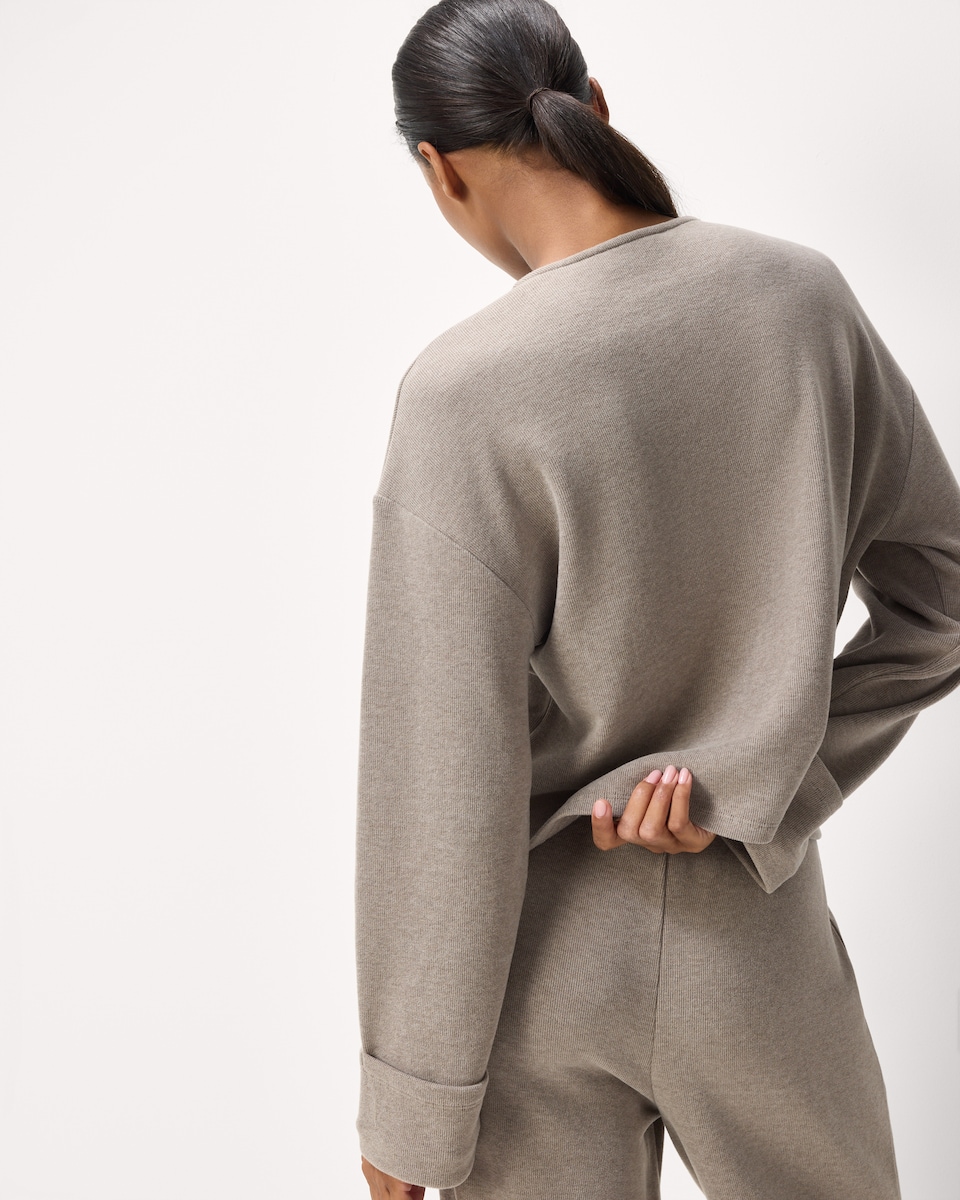 image 1 of F&F Textured Button Up Cardigan in Neutral