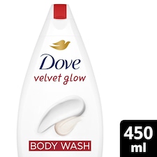Dove Silky Velvet Body Wash Shower Gel 450 ml