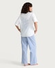 image 3 of F&F Pure Cotton Coffee Club Pyjama Set in Multi Blue