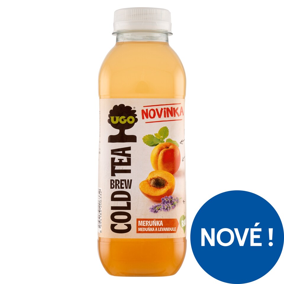 Obrázek 1 pro produkt Ugo Cold Brew Tea meruňka, meduňka a levandule 500ml