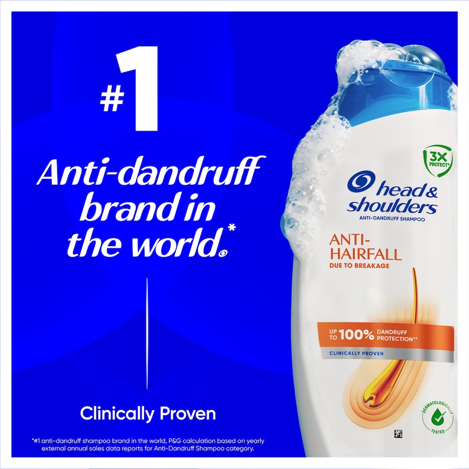 image 1 of Head & Shoulders Anti-Dandruff Hairfall Shampoo 400Ml