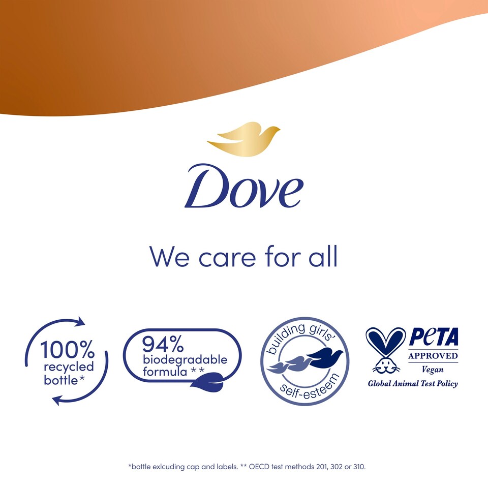 image 1 of Dove Pampering 24hr Moisturisation Advanced Care Body Wash Shower Gel Shea Butter & Vanilla 225ml