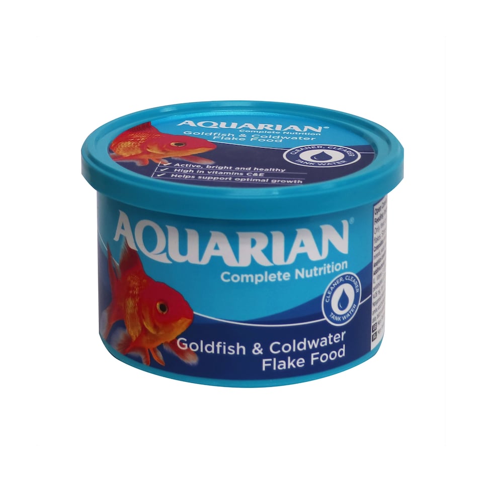 image 1 of Aquarian Goldfish Fish Food Flakes 50g
