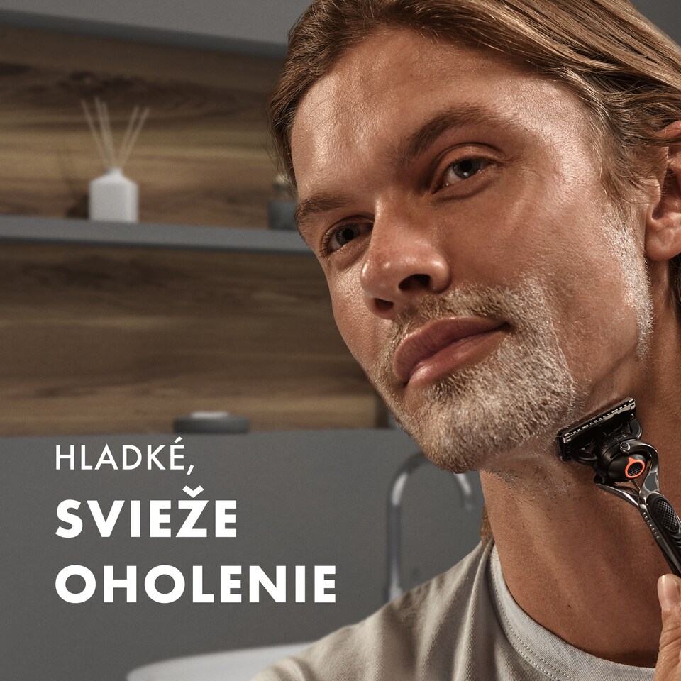 obrázok 1 z Gillette Fusion Gél Na Holenie S Mandľovým Olejom, Na Citlivú Pokožku, 200ml