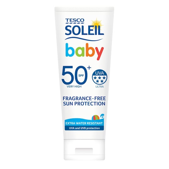 Tesco Soleil Baby Sun Lotion Spf50+ 75Ml Tesco Groceries