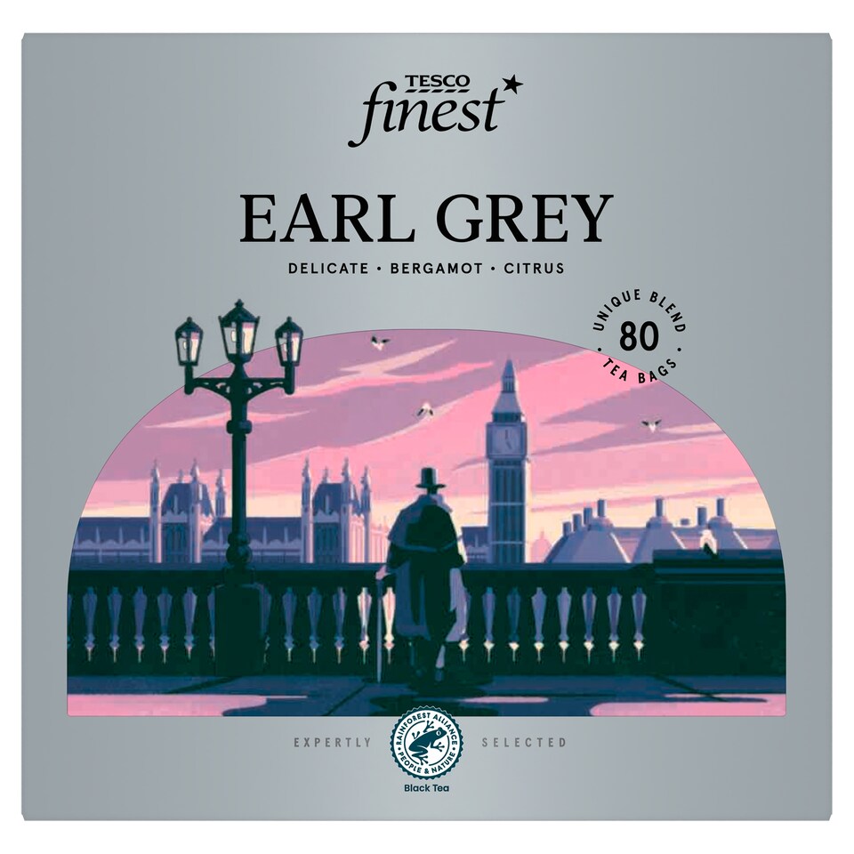 Tesco Finest 80 Earl Grey Tea Bags 200g