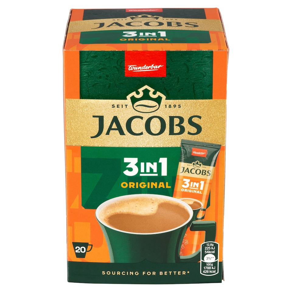 image 1 of Jacobs Original 3in1 20 x 12.6 g (252 g)