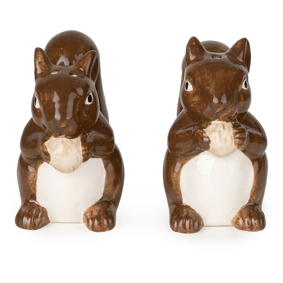 Candlelight Squirrel Salt And Pepper Shaker Set 2 Pack