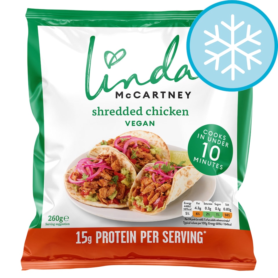 Linda McCartney Vegan Shredded Chicken 260g 
