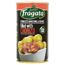 Fragata Chorizo Stuffed Green Olives 350G