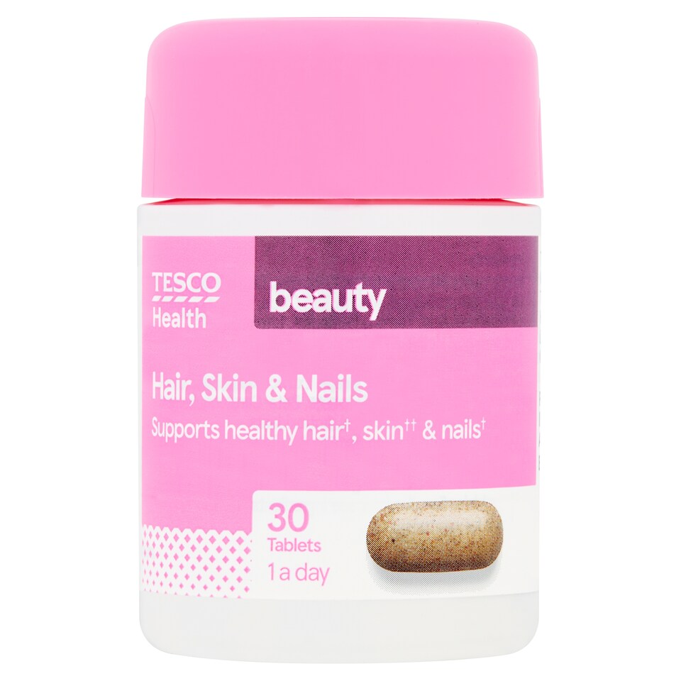 Tesco Health Hair, Skin & Nails Multivitamins and Minerals Tablets 30s