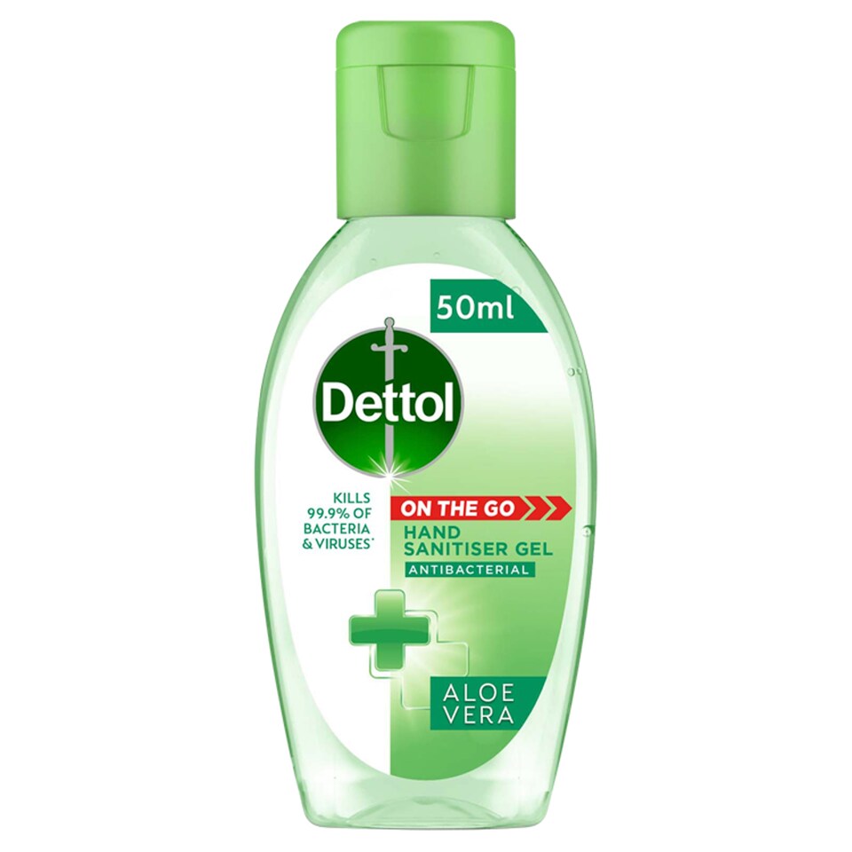 image 1 of Dettol Antibacterial Hand Sanitiser On-the-Go Gel 50ml