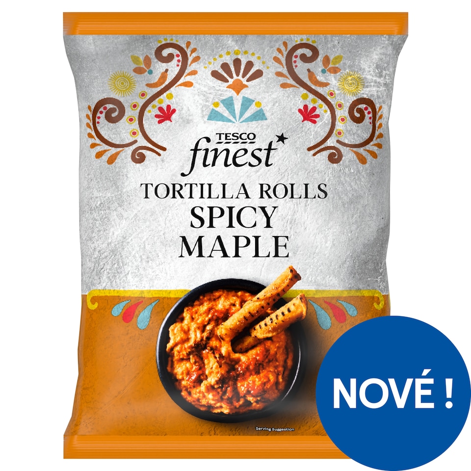 Tesco Finest Tortilla Rolls Spicy Maple 150g