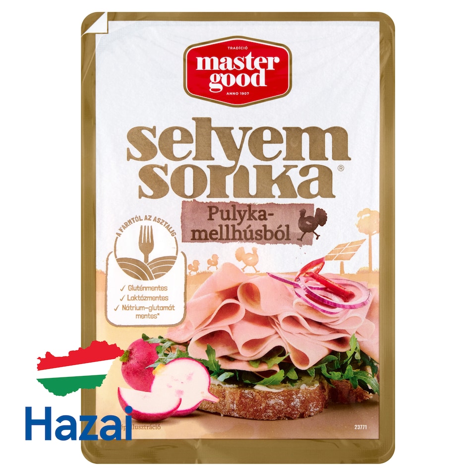 image 1 of Master Good Sliced Ham with Turkey Breast 80 g