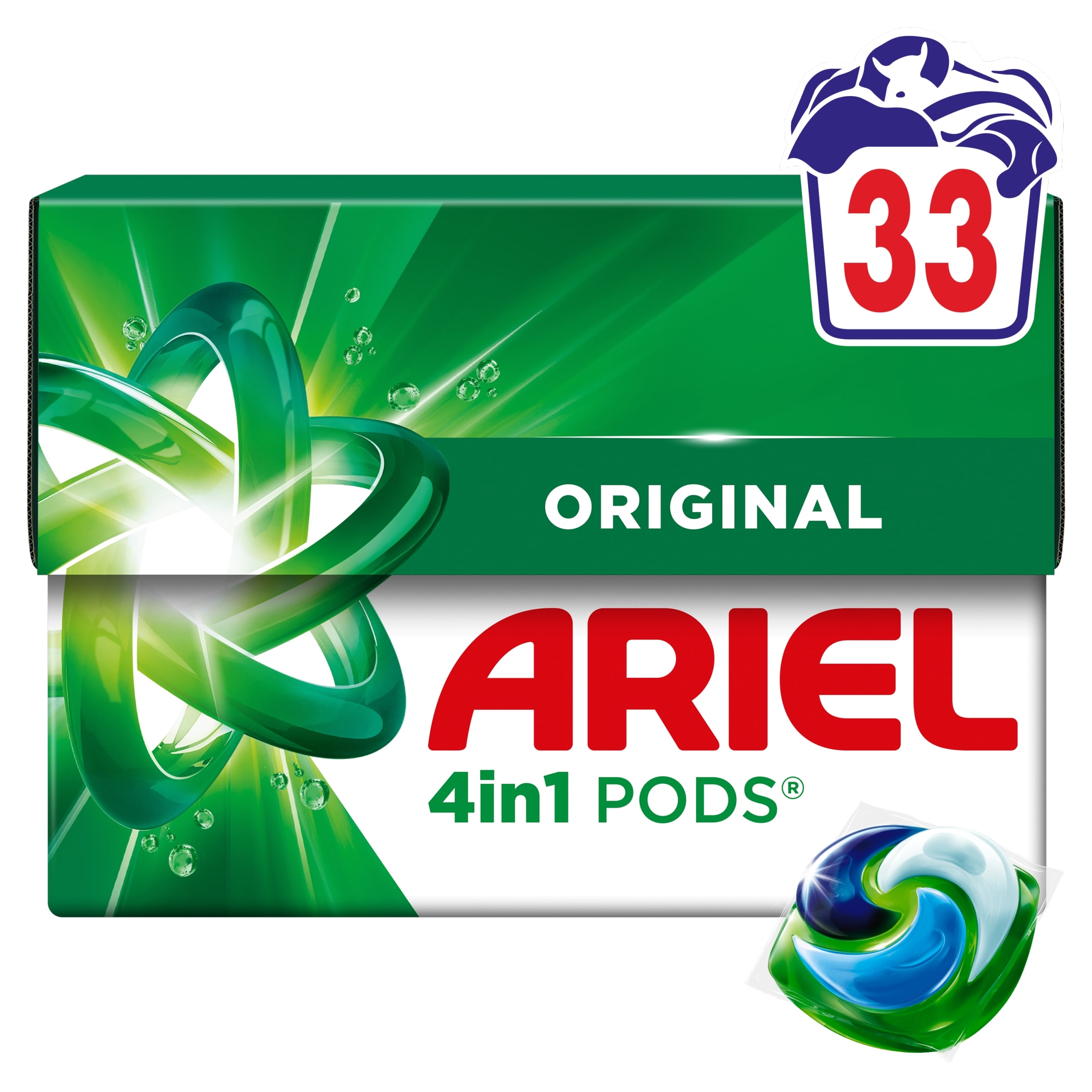 Ariel Original Washing Pods 33 Washes 574.2g