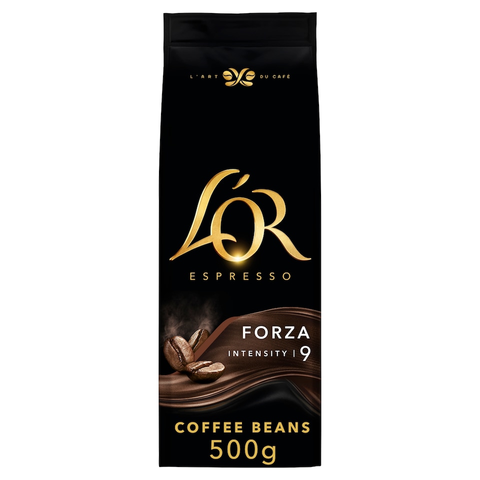 image 1 of L'OR Espresso Forza Coffee Roasted Beans 500 g