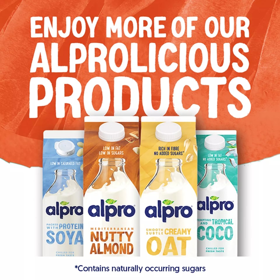 image 1 of Alpro Almond No Sugar Chilled Dairy Free Drink 1L