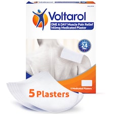 Voltarol Muscle Pain Relief 140mg Medicated Plaster 5 Pack P
