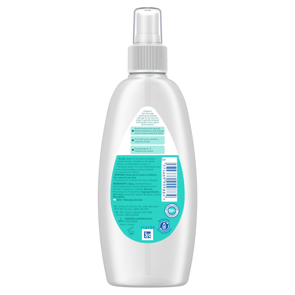 image 1 of Johnson's No More Tangles Kids Conditioner Spray Easy Combing 200ml