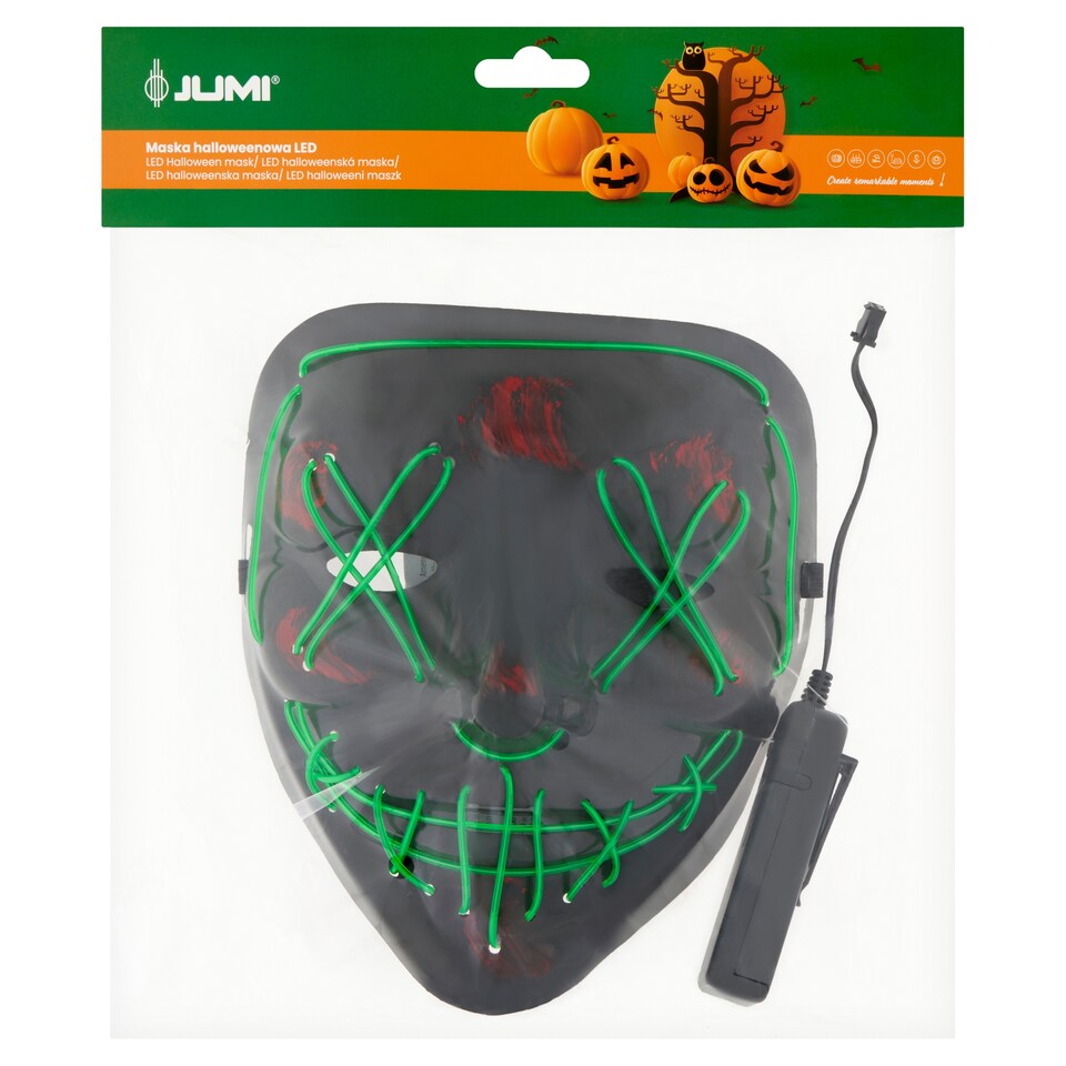 Jumi LED Purge Halloween Mask with Light