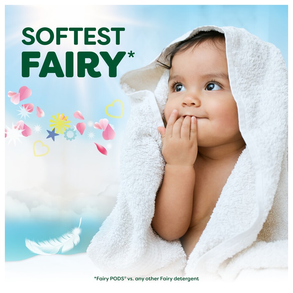 image 1 of Fairy Non Bio The Big One Cherry Blossom & Nordic Cotton  Washing Liquid Pods 29 Washes 1151.3g