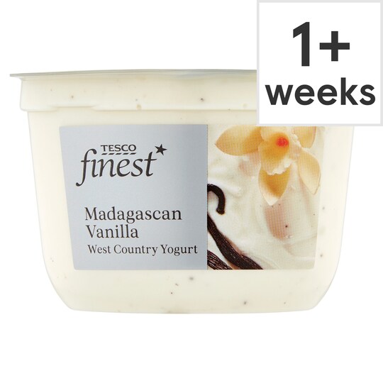 Tesco Finest Vanilla Yogurt 150G Tesco Groceries