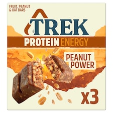 TREK Peanut Power Energy Bars Multipack 3 x 55g