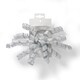 image 1 of Paperchase Happy Space Silver Curly Bow & Ribbon