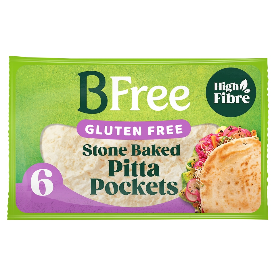 BFree Gluten Free Wholegrain Pitta Bread 4 pack